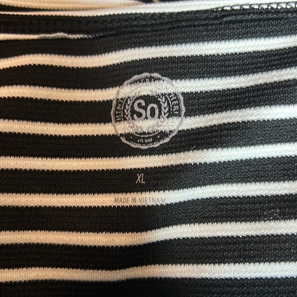 Black & White Striped Halter Dress - Picture 9 of 9